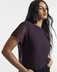 Simply Be - Mesh Tank Top - Lyst