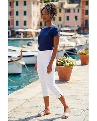 Roman - Roman Cropped Stretch Trouser - Lyst