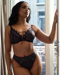 Curvy Kate - Scantilly Laced Up Plunge Bra - Lyst