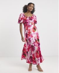Flounce London - Floral Maxi Dress - Lyst