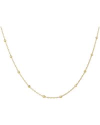 iJewel - 9Ct Ball Trace Necklace - Lyst