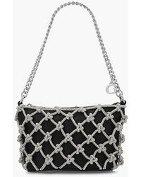 Guess - Zalina Diamante Knot Shoulder Bag - Lyst