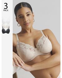 Pretty Secrets - 3 Pack Lace Full Cup Bras - Lyst
