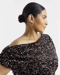 Simply Be - Velvet Off The Shoulder Top - Lyst