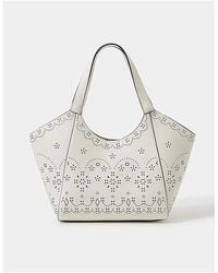 Accessorize - Laser Cut Tote Bag - Lyst