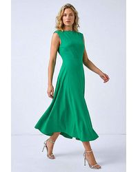 Roman - Roman Fit & Flare Midi Dress - Lyst