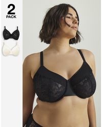 Pretty Secrets - 2 Pack Willow Bras - Lyst