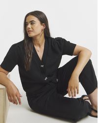 Simply Be - Bow Button Short Sleeve Cardigan - Lyst