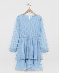 Simply Be - Boutique Jacquard Tiered Skater Dress - Lyst