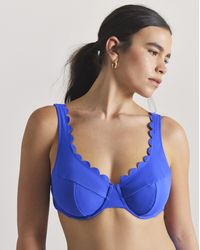 MAGISCULPT - Scalloped Edge Underwired Bikini Top - Lyst