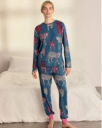 Chelsea Peers - Classic Long Crew Neck Set - Lyst