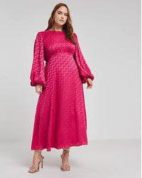 Joanna Hope - Jacquard Spot Maxi Dress - Lyst