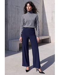 Roman - Roman Elastic Wide Leg Stretch Trousers - Lyst