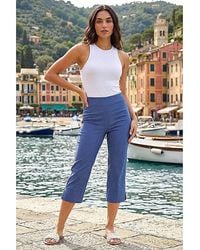 Roman - Roman Denim Side Split Stretch Trouser - Lyst