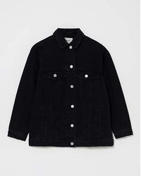 Simply Be - Graphic Denim Jacket - Lyst