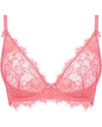 Figleaves - Pulse Lace Plunge Bra - Lyst