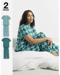 Pretty Secrets - Value Bright Bow 2 Pack Pyjamas - Lyst