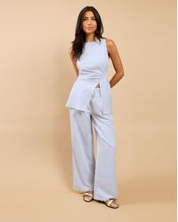 Little Mistress - Lm Stripe Trouser - Lyst