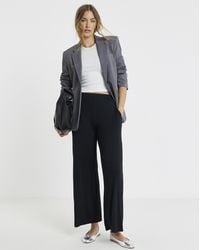 Simply Be - Jersey Wide Leg Trouser - Lyst