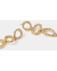 Accessorize - Triple Molten Drop Earrings - Lyst
