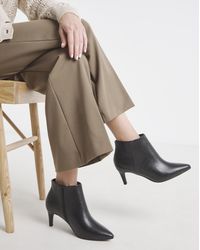 JD Williams - Kitten Heel Pointed Toe Ankle Boot E - Lyst