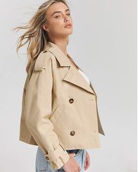 Simply Be - Cropped Trench - Lyst