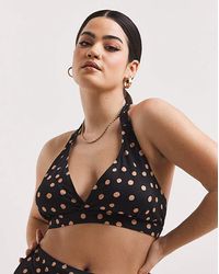JD Williams - Value Halterneck Bikini Top - Lyst