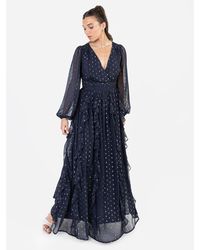 Anaya with love - Anaya Metallic Thread Dress - Lyst