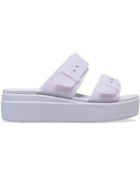 Crocs™ - Brooklyn Buckle Low Wedge - Lyst