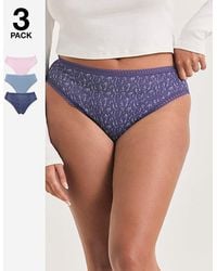 Sloggi - 3Pk Gocrush Tai Knicker - Lyst