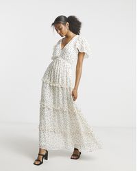 Joanna Hope - Maxi Ruffle Dress - Lyst