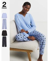 JD Williams - 2 Pack Cotton Pj Sets - Lyst