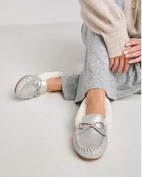 JD Williams - Moccasin Slippers E Fit - Lyst