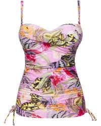 Figleaves - Fiji Bandeau Tankini Top - Lyst