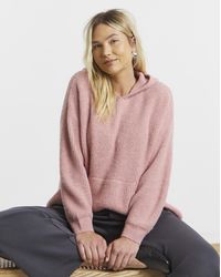 Simply Be - Ribbed Knitted Hoodie - Lyst