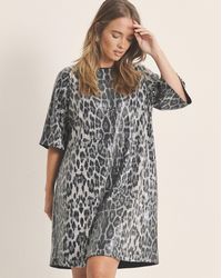 Simply Be - Sequin T-Shirt Dress - Lyst