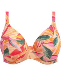 Elomi - Sancho Beach Plunge Bikini Top - Lyst