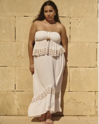 Simply Be - Dip Hem Beach Co Ord - Lyst