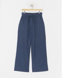 Simply Be - Linen Wide Leg Trouser - Lyst