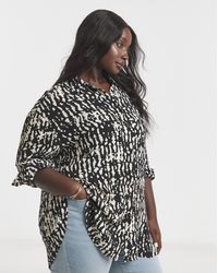 Simply Be - Crinkle Shirt - Lyst