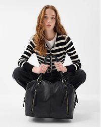 Accessorize - Double Zip Shoulder Bag - Lyst