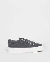 Simply Be - Quilted Trainers Wide Fit - Lyst