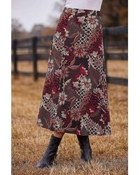 Roman - Roman Floral Paisley Print Skirt - Lyst