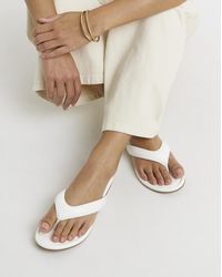 Simply Be - Flat Toe Post Sandals Extra Wide Fit - Lyst