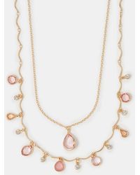 Accessorize - Gemstone Pendant Necklaces - Lyst