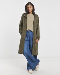 Simply Be - Sbe Longline Rubberised Coat - Lyst