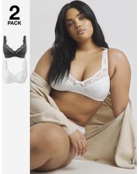 Pretty Secrets - 2 Pack Lottie Lace Bras - Lyst