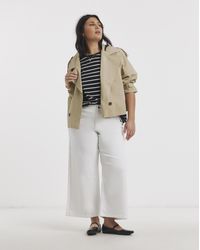 Simply Be - 24/7 Crop Wide Leg Jeans - Lyst