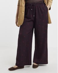 Simply Be - Spot Textured Waffle Trouser - Lyst