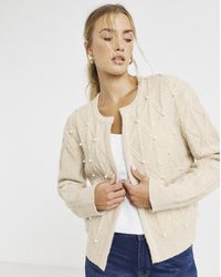 Joanna Hope - Embellished Knit Cardigan - Lyst